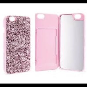 Victoria Secret Sparkly Pink compact iPhone 6 case
